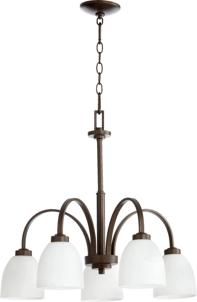 Reyes Outdoor (Damp) Chandelier by Quorum