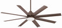 8-Blades Slipstream Outdoor (Wet) Ceiling Fan with Light by Minka Aire