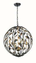 Broche Outdoor (Damp) Chandelier by Crystorama