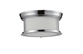 Buy chrome-with-matte-opal-glass-and-opal-shade Sonna Flush Mount Ceiling Light by Z-Lite