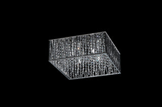 Buy chrome-with-chrome-glass-and-clear-shade Terra Flush Mount Ceiling Light by Z-Lite