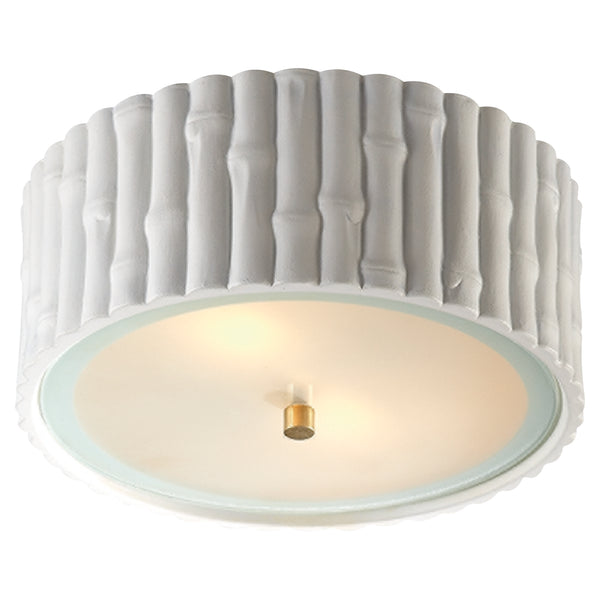 Frank Outdoor (Damp) Flush Mount Ceiling Light by Visual Comfort Signature