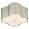 Basil Outdoor (Damp) Flush Mount Ceiling Light by Visual Comfort Signature