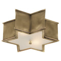 Sophia Outdoor (Damp) Flush Mount Ceiling Light by Visual Comfort Signature