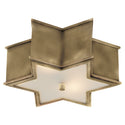 Sophia Outdoor (Damp) Flush Mount Ceiling Light by Visual Comfort Signature