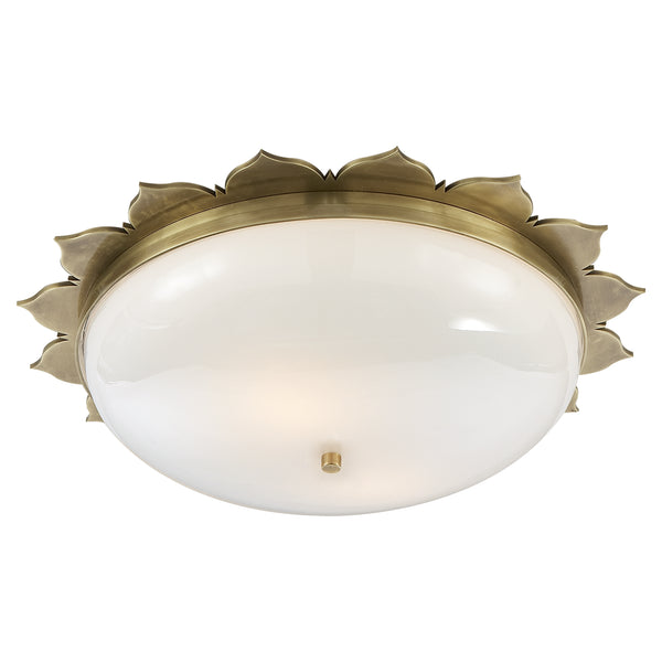 Rachel Outdoor (Damp) Flush Mount Ceiling Light by Visual Comfort Signature
