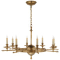 Leaf And Arrow Chandelier by Visual Comfort Signature