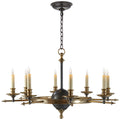 Leaf And Arrow Chandelier by Visual Comfort Signature