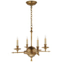 Leaf And Arrow Chandelier by Visual Comfort Signature