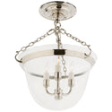 Country Bell Jar Outdoor (Damp) Flush Mount Ceiling Light by Visual Comfort Signature