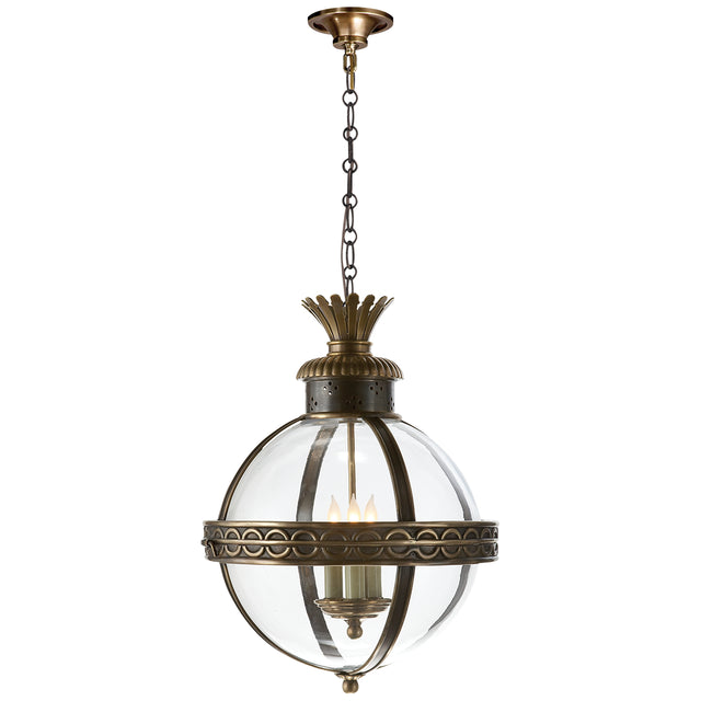 Crown Top Globe Lantern by Visual Comfort Signature