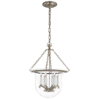 Buy polished-nickel Country Bell Jar Lantern by Visual Comfort Signature