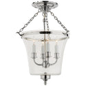 Sussex Bell Jar Flush Mount Ceiling Light by Visual Comfort Signature