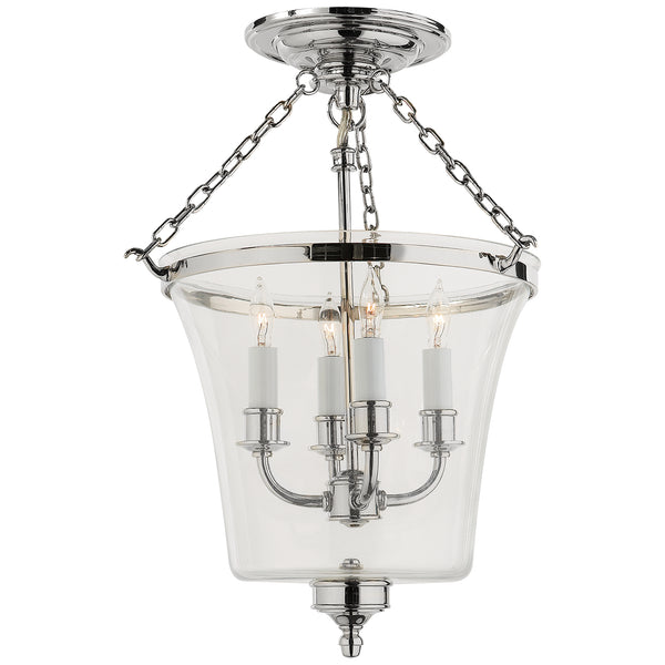 Sussex Bell Jar Flush Mount Ceiling Light by Visual Comfort Signature