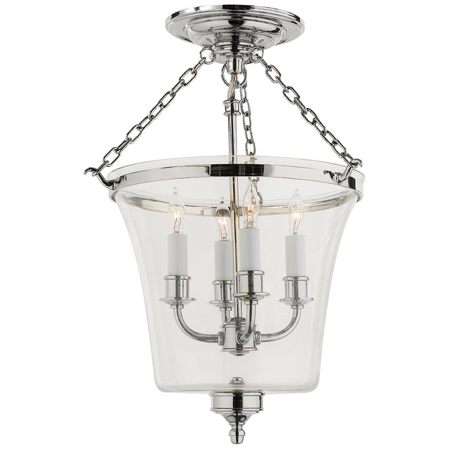 Sussex Bell Jar Flush Mount Ceiling Light by Visual Comfort Signature