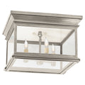 Club Square Outdoor (Damp) Flush Mount Ceiling Light by Visual Comfort Signature