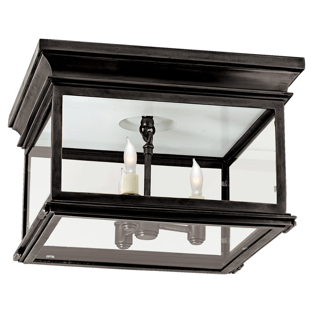 Club Square Outdoor (Damp) Flush Mount Light by Visual Comfort Signature