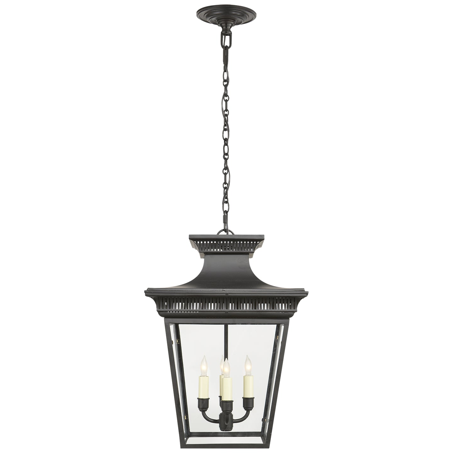 Visual Comfort Signature - CHC 5050BLK - Four Light Lantern - Elsinore - Matte Black from Lighting & Bulbs Unlimited in Charlotte, NC