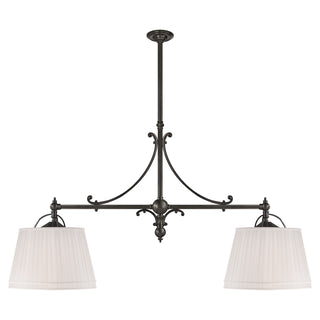 Buy bronze-with-11-5-x-15-5-x-10-linen-glass-and-white-shade Sloane Pendant by Visual Comfort Signature