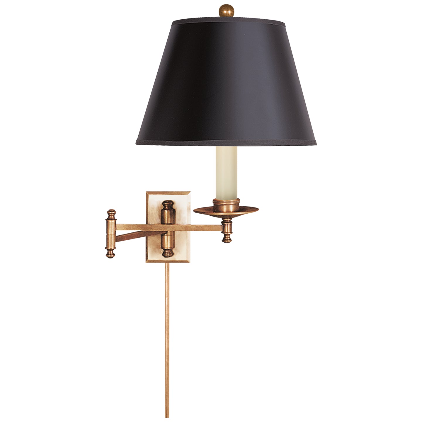 Dorchester Swing Arm Wall Lamp by Visual Comfort Signature