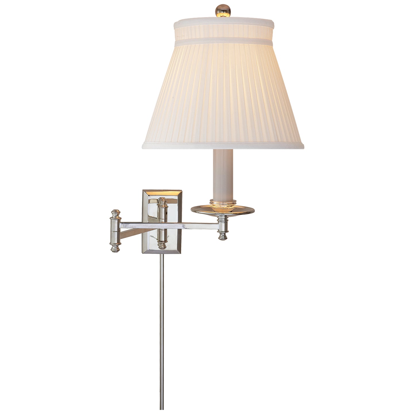 Dorchester Swing Arm Wall Lamp by Visual Comfort Signature
