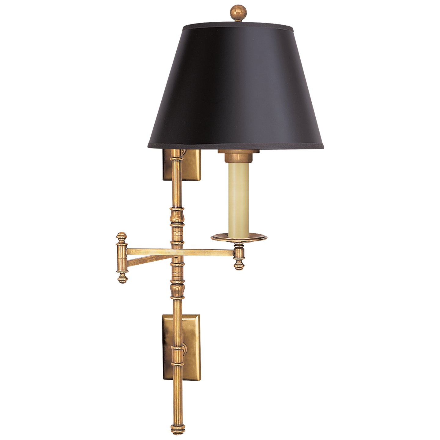 Dorchester Swing Arm Wall Lamp by Visual Comfort Signature