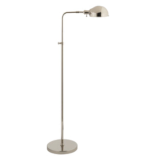 Buy polished-nickel-with-6-round-glass-and-metal-shade Old Pharmacy Floor Lamp by Visual Comfort Signature
