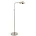 Polished Nickel with 6" Round Glass and Metal Shade