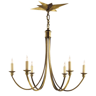 Buy hand-rubbed-antique-brass Venetian Chandelier by Visual Comfort Signature