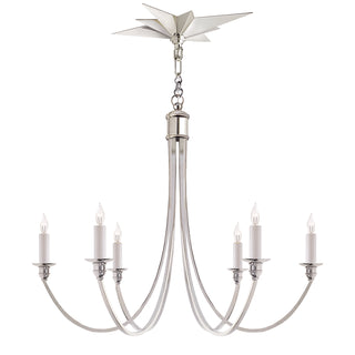 Buy polished-nickel Venetian Chandelier by Visual Comfort Signature