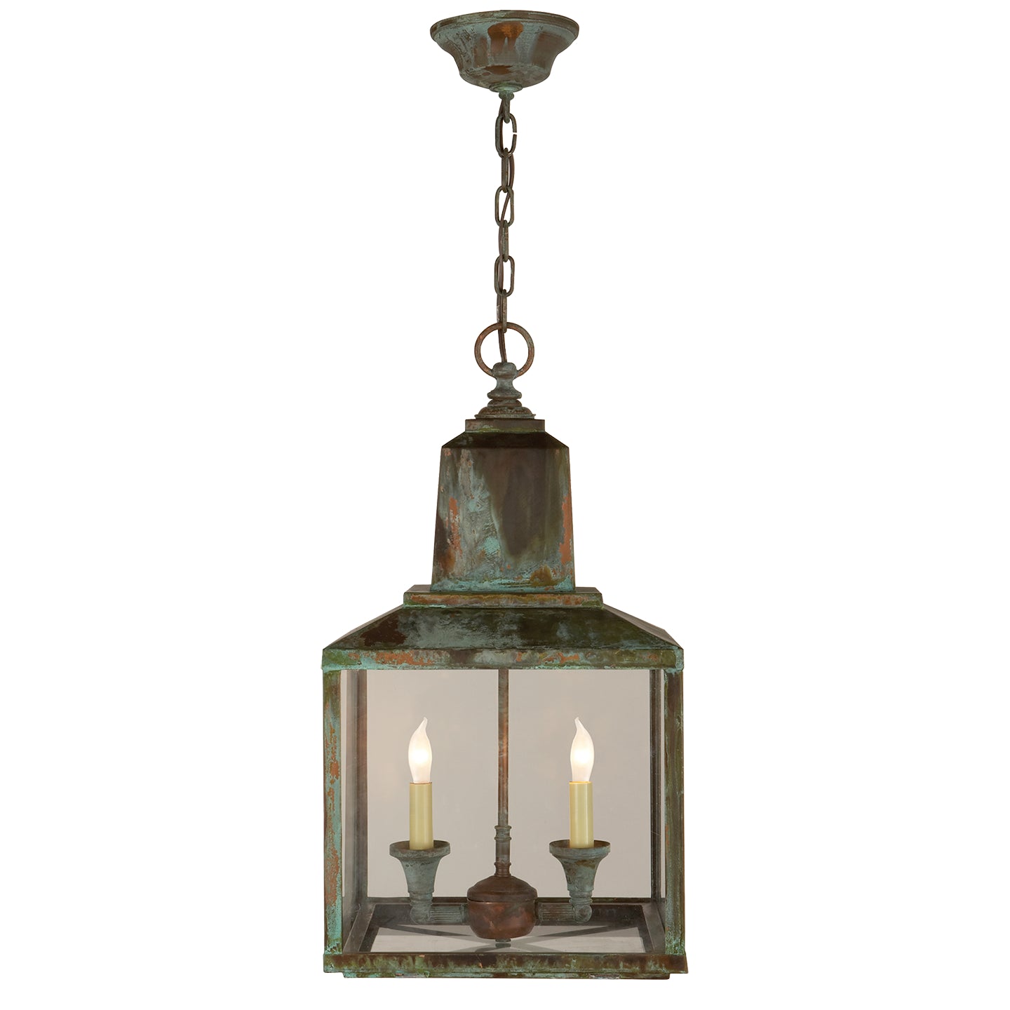 Visual Comfort Signature - SK 5007VG - Two Light Lantern - Brantley - Verdigris from Lighting & Bulbs Unlimited in Charlotte, NC
