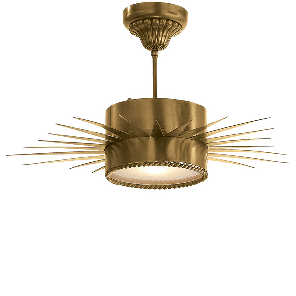Soleil Semi-Flush Mount Ceiling Light by Visual Comfort Signature