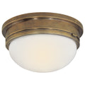 Marine Outdoor (Damp) Flush Mount Ceiling Light by Visual Comfort Signature