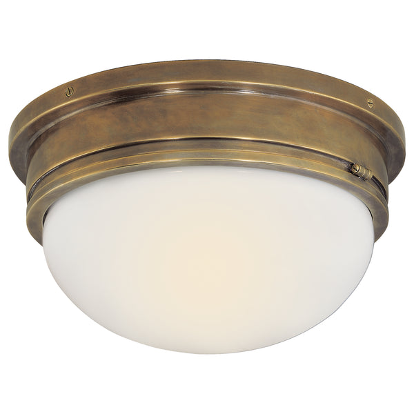 Marine Outdoor (Damp) Flush Mount Ceiling Light by Visual Comfort Signature