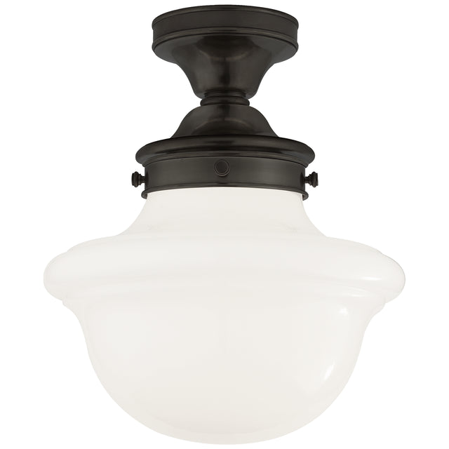 Edmond Outdoor (Damp) Flush Mount Ceiling Light by Visual Comfort Signature
