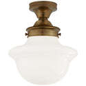 Edmond Outdoor (Damp) Flush Mount Ceiling Light by Visual Comfort Signature
