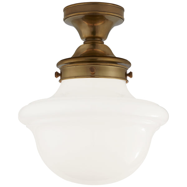 Edmond Outdoor (Damp) Flush Mount Ceiling Light by Visual Comfort Signature