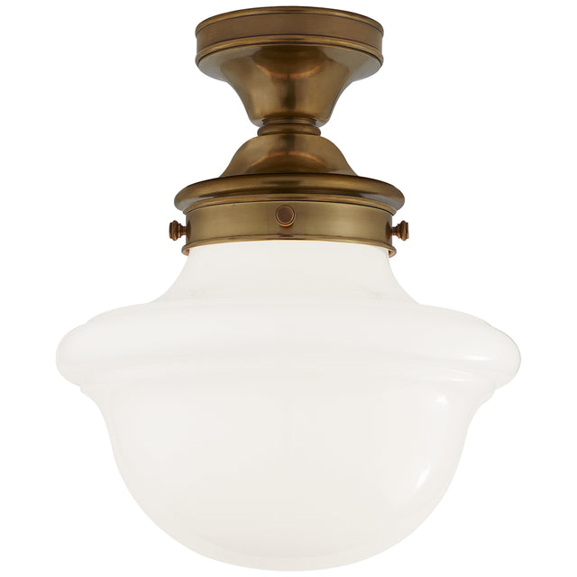 Edmond Outdoor (Damp) Flush Mount Ceiling Light by Visual Comfort Signature