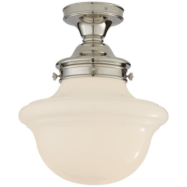 Edmond Outdoor (Damp) Flush Mount Ceiling Light by Visual Comfort Signature