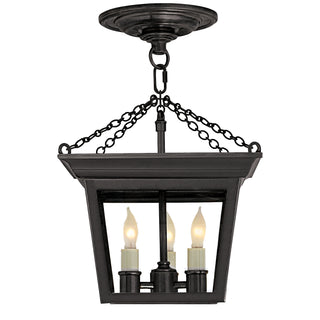 Semi Flush Cornice Outdoor (Damp) Semi Flush Mount Light by Visual Comfort Signature