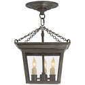 Semi Flush Cornice Outdoor (Damp) Semi Flush Mount Light by Visual Comfort Signature