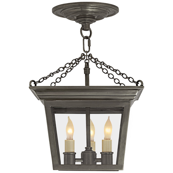 Semi Flush Cornice Outdoor (Damp) Semi Flush Mount Light by Visual Comfort Signature