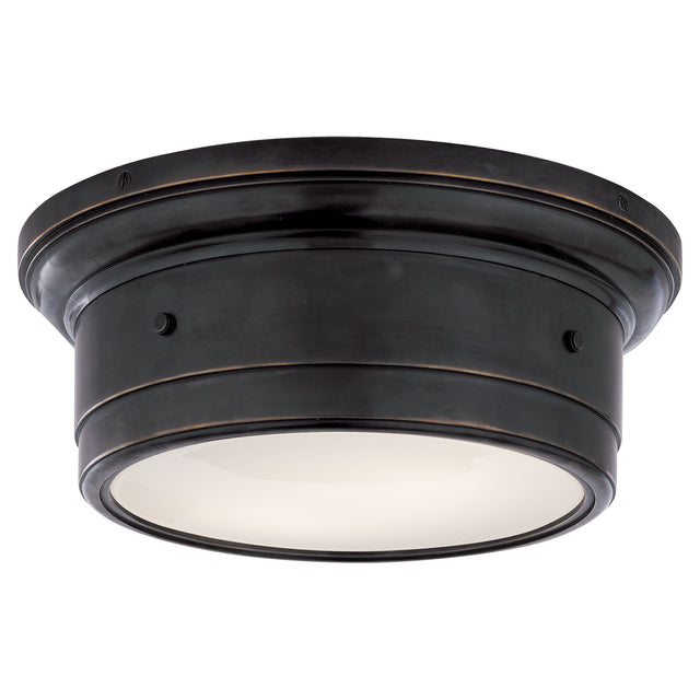 Siena Outdoor (Damp) Flush Mount Ceiling Light by Visual Comfort Signature