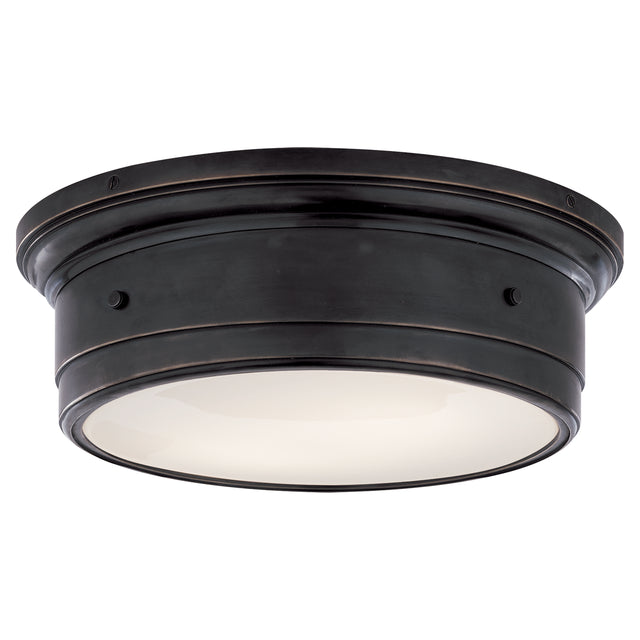 Siena Outdoor (Damp) Flush Mount Ceiling Light by Visual Comfort Signature