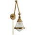 Hand-Rubbed Antique Brass with Seeded Glass Glass and Clear Seedy Shade