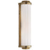 Hand-Rubbed Antique Brass with White Glass Glass and White Shade