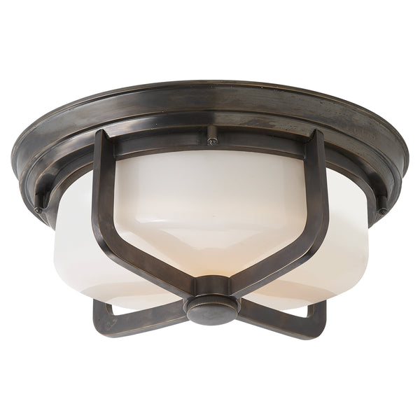 Milton Outdoor (Wet) Flush Mount Ceiling Light by Visual Comfort Signature