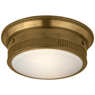 Buy hand-rubbed-antique-brass Calliope Bath Outdoor (Damp) Flush Mount Ceiling Light by Visual Comfort Signature