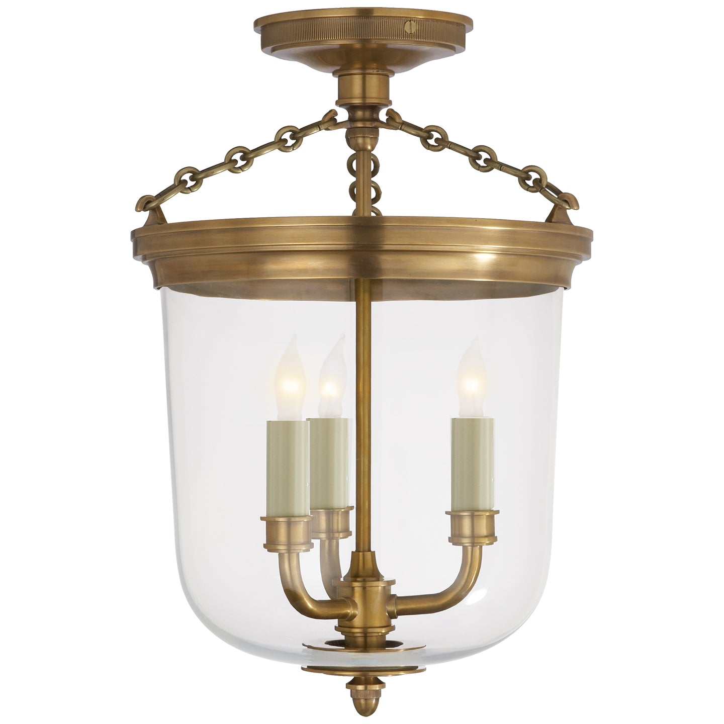 Merchant Semi-Flush Mount Ceiling Light by Visual Comfort Signature