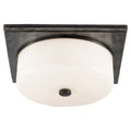 Newhouse Block Outdoor (Damp) Flush Mount Ceiling Light by Visual Comfort Signature